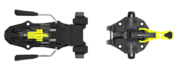 Горнолыжные крепления ATK Race Freeraider Fr15 Yellow - Фото 2 большая