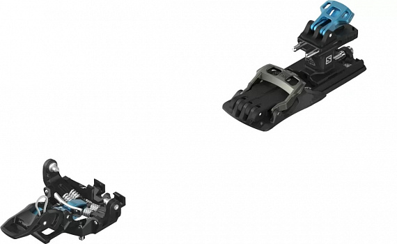 Горнолыжные крепления Salomon N MTN Black/Blue W BR - Фото 1 большая