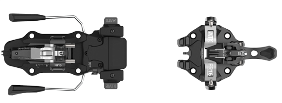 Горнолыжные крепления ATK Bindings Freeraider Fr16 Black - Фото 2 большая