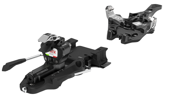Горнолыжные крепления ATK Bindings Freeraider Fr16 Black - Фото 3 большая