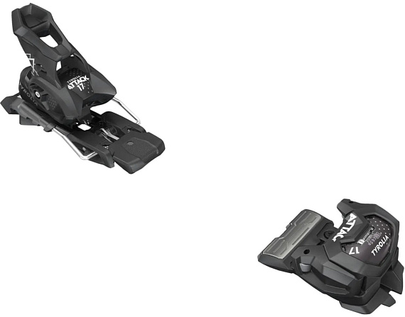 Горнолыжные крепления Tyrolia Attack 17 GW W/O Brake [A] Solid black - Фото 4 большая