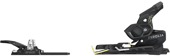 Горнолыжные крепления Tyrolia Attack Hybrid 14 Mn/Pt 110 [O] Black/Gold - Фото 6 большая