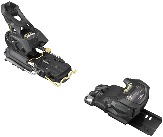 Горнолыжные крепления Tyrolia Attack Hybrid 14 Mn/Pt 110 [O] Black/Gold - Фото 7 большая