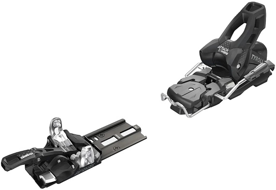Горнолыжные крепления Tyrolia Attack Hybrid 11 Mn/Pt 110 [O] Black/Silver - Фото 2 большая
