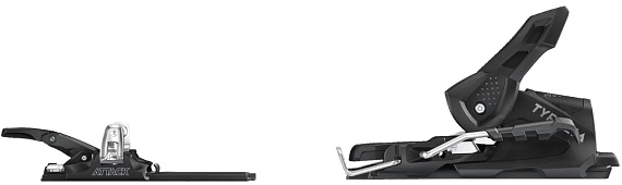 Горнолыжные крепления Tyrolia Attack Hybrid 11 Mn/Pt 110 [O] Black/Silver - Фото 6 большая