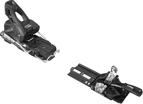 Горнолыжные крепления Tyrolia Attack Hybrid 11 Mn/Pt 110 [O] Black/Silver - Фото 8 большая