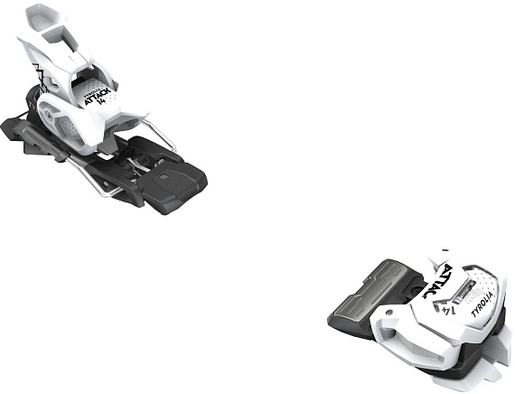 Горнолыжные крепления Tyrolia Attack 14 Gw W/O [A] White - Фото 4 большая