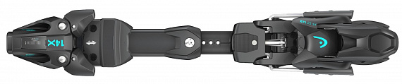 Горнолыжные крепления Head Freeflex ST 14X Brake 85 [A] Matt Black/Speed Blue - Фото 2 большая