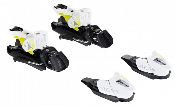 Крепления горнолыжные Atomic E XTE 10 Lady B80 White/Lime - Фото 1 большая