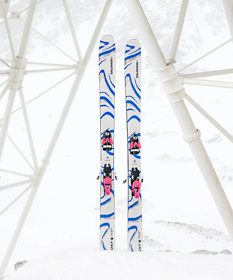 Горнолыжные крепления Salomon N Strive 14 Mn Sachet Pink/Black - Фото 3 большая