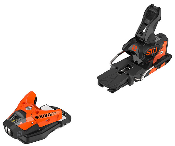 Горнолыжные крепления Salomon T STH2 WTR 13 со скистопами Orange/Black - Фото 1 большая