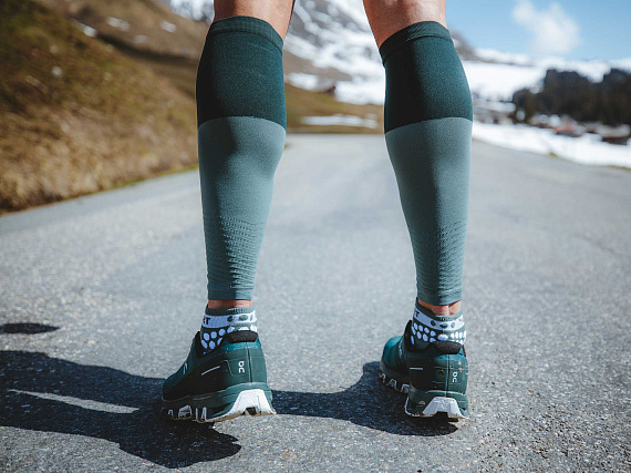 Гетры Compressport R2V2 Изумрудный - Фото 5 большая