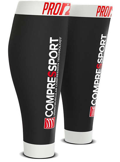 Гетры Compressport R2 Pro Swiss Черный - Фото 1 большая