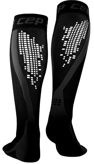 Компрессионные гольфы мужские CEP Nighttech C12NM Черный - Фото 2 большая