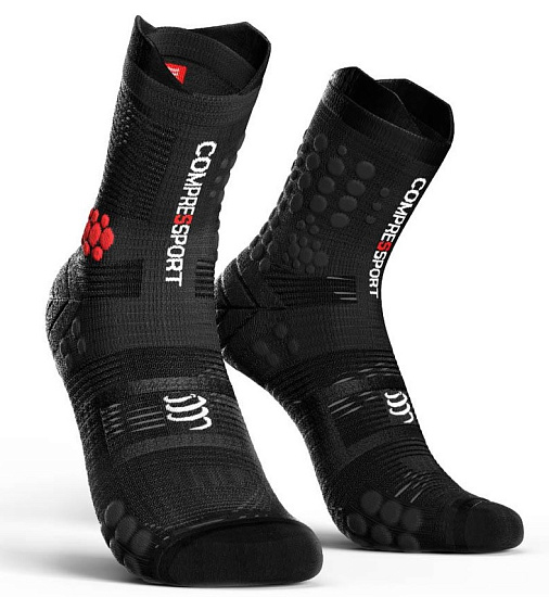 Носки Compressport Racing Socks V3.0 Trail Smart Black - Фото 1 большая