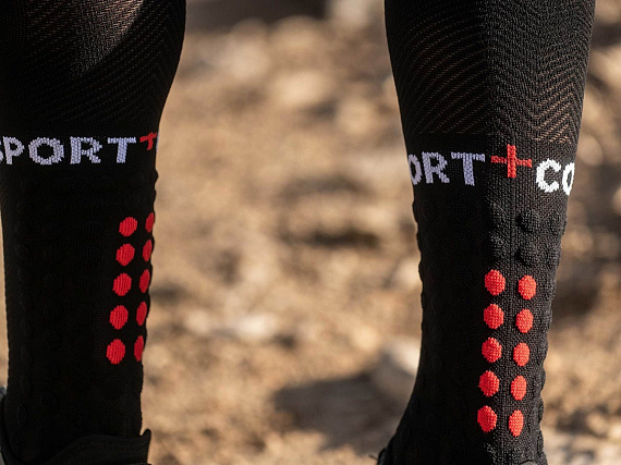 Гольфы Compressport RUN Черный - Фото 3 большая