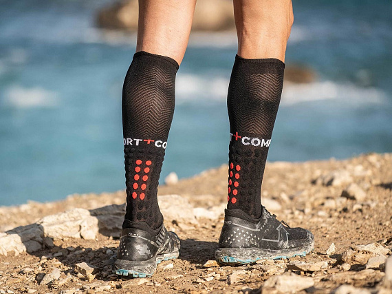 Гольфы Compressport RUN Черный - Фото 5 большая