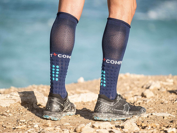Гольфы Compressport RUN Синий - Фото 5 большая