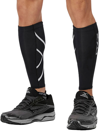 Гетры 2XU Compression Calf Guards Black - Фото 1 большая