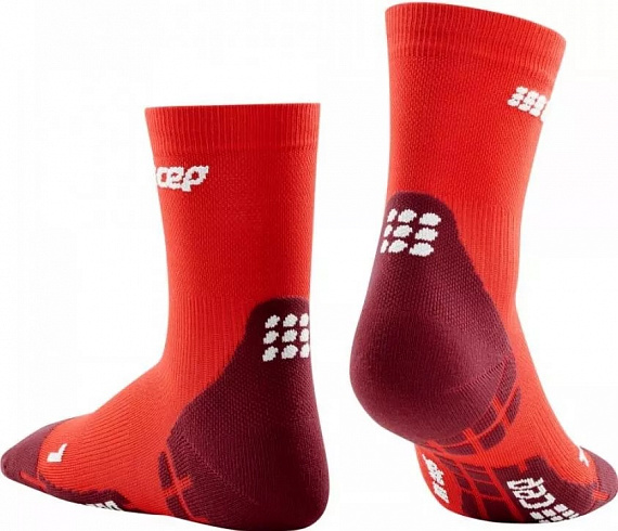 Носки мужские CEP Ultralight Short C2UUM Lava/Dark red - Фото 3 большая