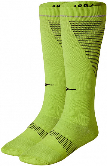 Носки Mizuno Compression нео. лайм - Фото 1 большая