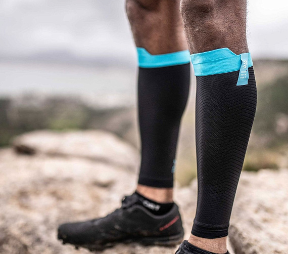 Гетры Compressport R2 Oxygen Черный - Фото 3 большая