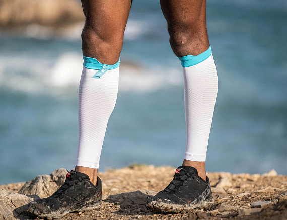 Гетры Compressport R2 Oxygen Белый - Фото 3 большая