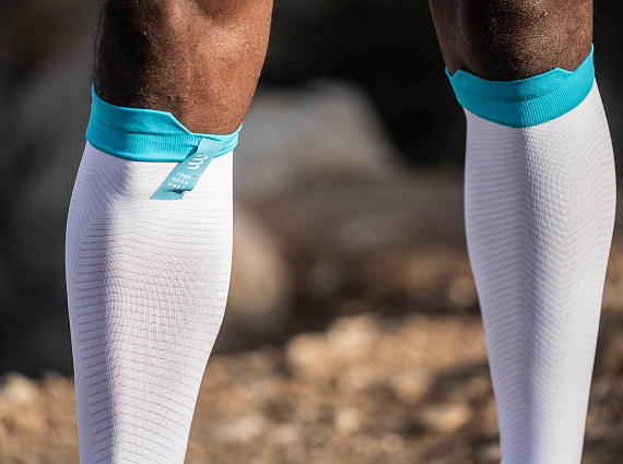 Гетры Compressport R2 Oxygen Белый - Фото 5 большая