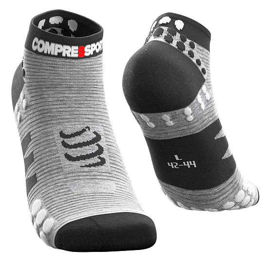 Носки Compressport V3 Run Low Серый - Фото 1 большая