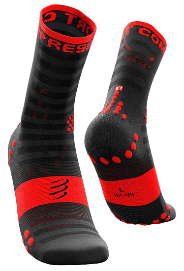 Носки Compressport Run Ultralight High v3 Черный - Фото 1 большая