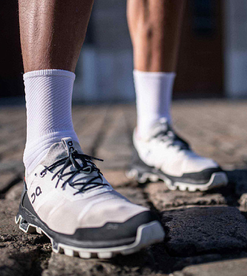 Носки Compressport Pro Marathon Белый - Фото 3 большая