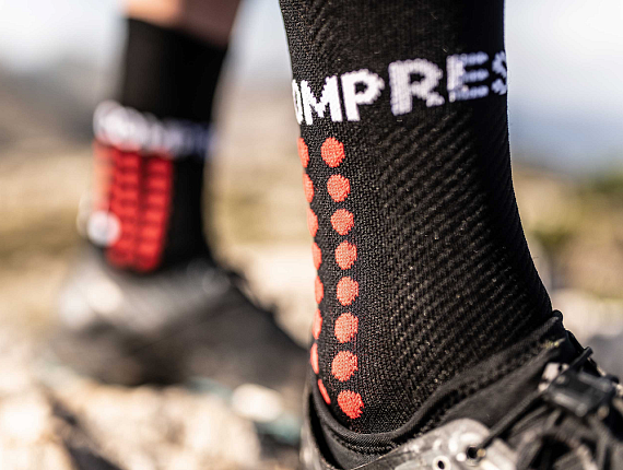 Носки Compressport Ultra Trail Черный - Фото 2 большая
