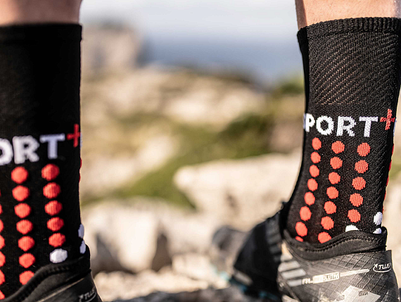 Носки Compressport Ultra Trail Черный - Фото 4 большая