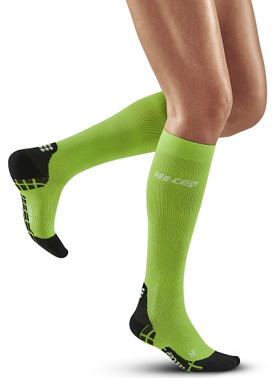 Компрессионные гольфы женские CEP C1UUW ярко-зелёный - Фото 3 большая
