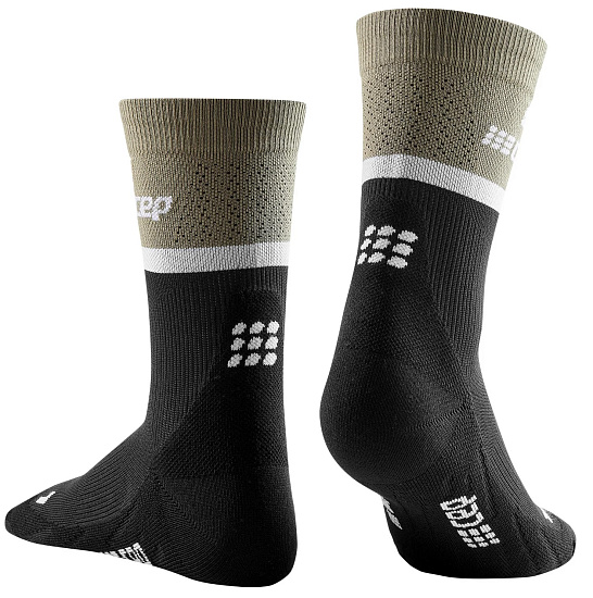 Носки мужские CEP C104M оливковый/чёрный - Фото 2 большая