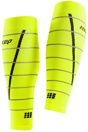 Гетры женские CEP C303RW Reflective Neon Yellow - Фото 2 большая