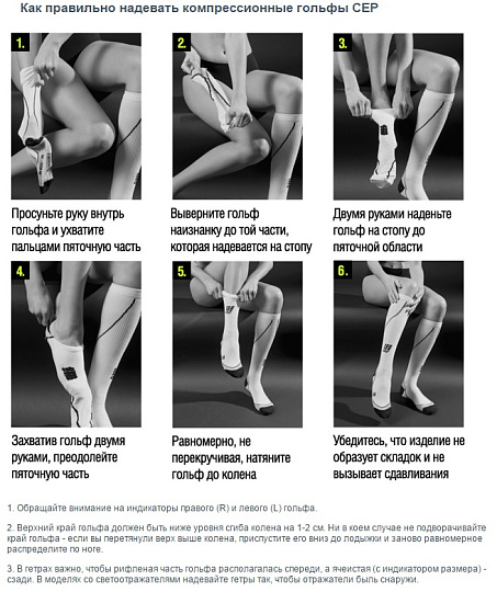 Компрессионные гольфы мужские CEP C1UM для бега ультратонкие Ядовито-Зеленый - Фото 2 большая