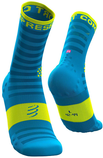 Носки Compressport Run Ultralight High v3 Голубой  - Фото 1 большая