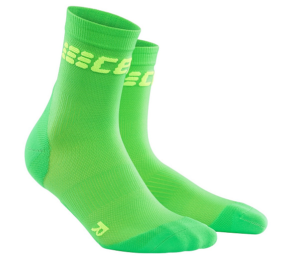 Компрессионные носки мужские CEP C2UM ядовито-зелёный - Фото 1 большая