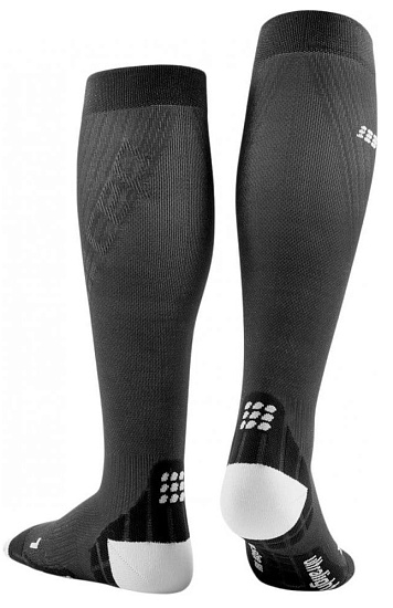 Компрессионные гольфы мужские CEP C1UUM Black/Light grey - Фото 2 большая
