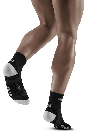 Носки женские CEP C2UUW Black/Light grey - Фото 4 большая