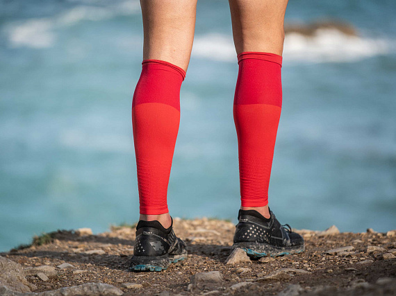 Гетры Compressport R2V2 Красный - Фото 4 большая