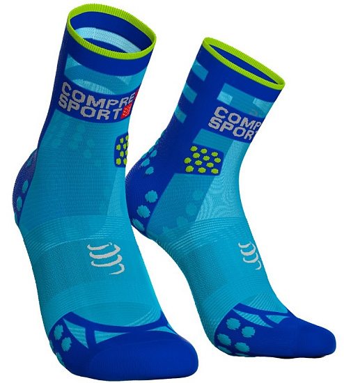Носки Compressport Run Hi Ultralight V3 Голубой - Фото 1 большая