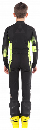 Комбинезон детский Fischer Race Black/Yellow - Фото 4 большая