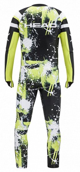 Комбинезон детский Head Race Suit Yellow/Lime - Фото 2 большая