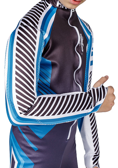 Комбинезон детский Helly Hansen Jr Speed Suit Gs Graphite Blue - Фото 3 большая