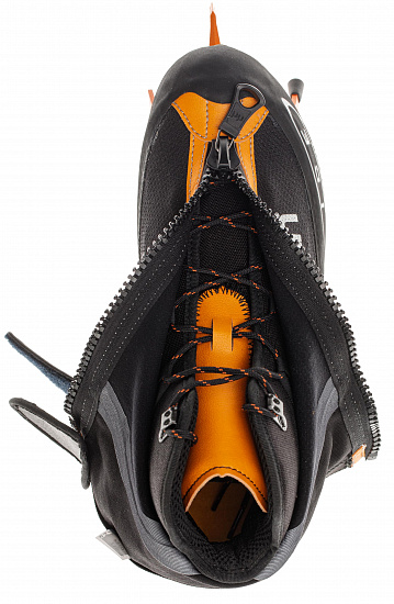 Ботинки мужские Zamberlan 2000 Ice Tech Evo RR Black/Orange - Фото 5 большая