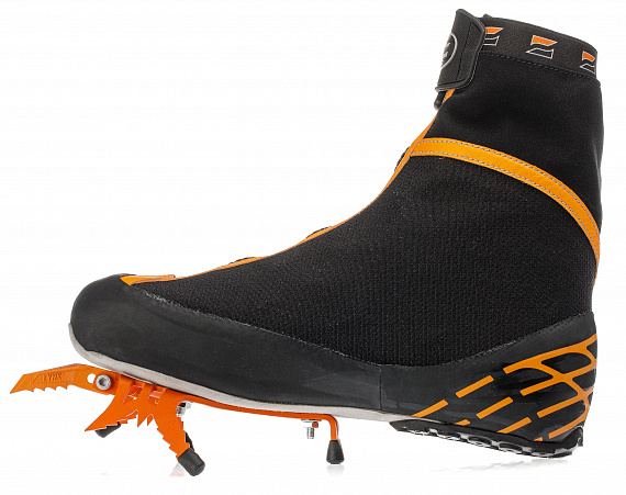 Ботинки мужские Zamberlan 2000 Ice Tech Evo RR Black/Orange - Фото 6 большая