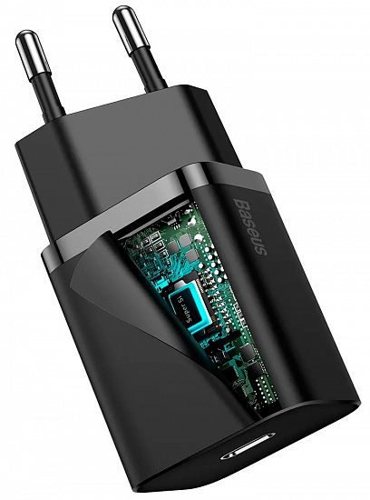 Зарядное устройство Baseus Super Si CCSUP-B01 Black - Фото 4 большая