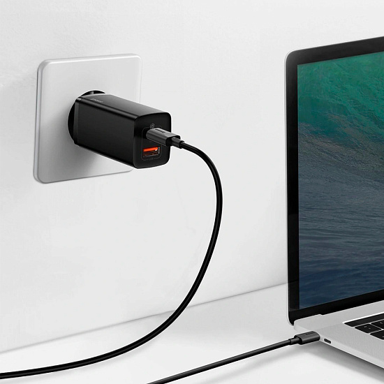 Зарядное устройство Baseus GaN2 Lite CCGAN2L-E01 Black - Фото 5 большая